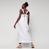 Women's Allegra Linen Dress, Oyster - Dresses - 2