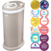Ubbi Steel Diaper Pail, Taupe - Diaper Pails - 2