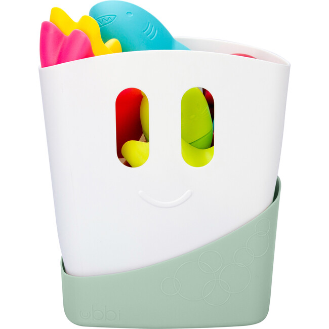 Ubbi Bath Toy Drying Bin, Sage - Baskets & Bins - 3
