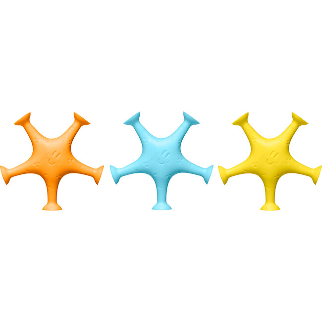 Ubbi Starfish Bath Toys, Multicolor - Bath Toys - 3