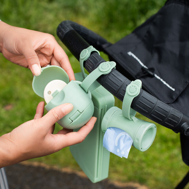 Ubbi On-The-Go Pacifier Holder, Sage - Stroller Accessories - 5