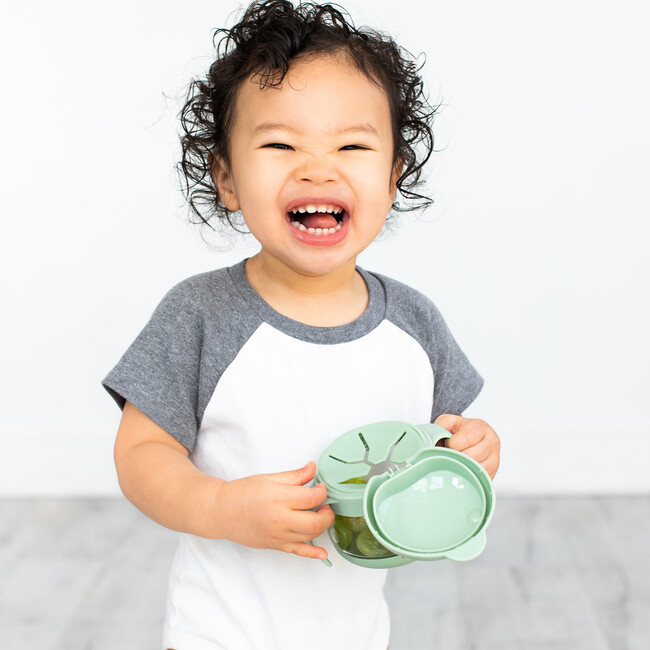 Ubbi Tweat Snack Container, Sage - Tableware - 3