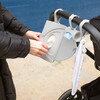 Ubbi On-The-Go Wipes Dispenser, Gray - Stroller Accessories - 4 - thumbnail