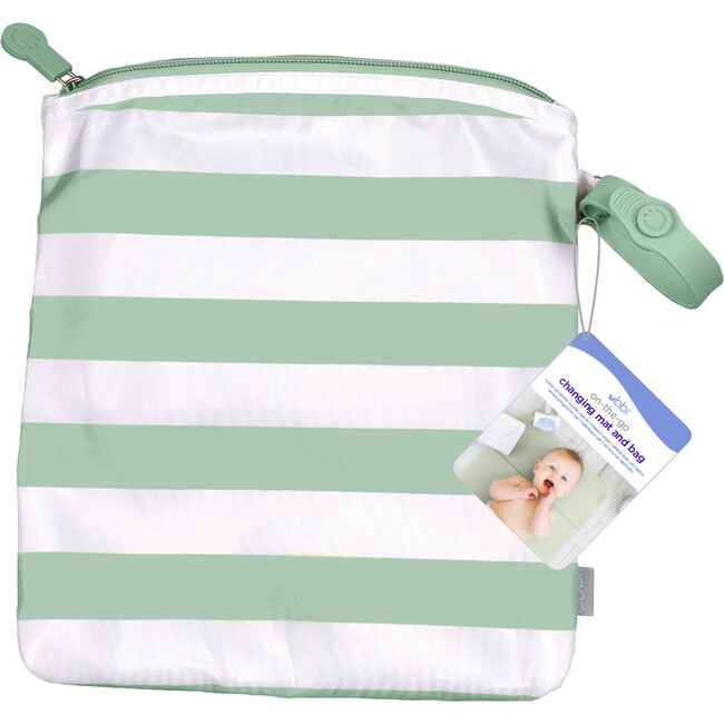 Ubbi On-The-Go Changing Mat & Bag, Sage - Stroller Accessories - 4