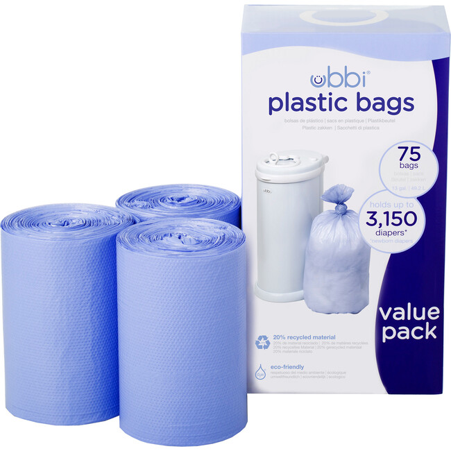 Ubbi Plastic Diaper Pail Bags, 3-pack - Bags - 5