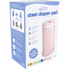 Ubbi Steel Diaper Pail, Blush Pink - Diaper Pails - 3 - thumbnail