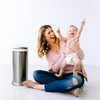 Ubbi Steel Diaper Pail, Chrome - Diaper Pails - 6
