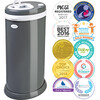 Ubbi Steel Diaper Pail, Slate - Diaper Pails - 3