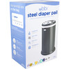 Ubbi Steel Diaper Pail, Slate - Diaper Pails - 4