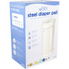 Ubbi Steel Diaper Pail, Ivory - Diaper Pails - 3