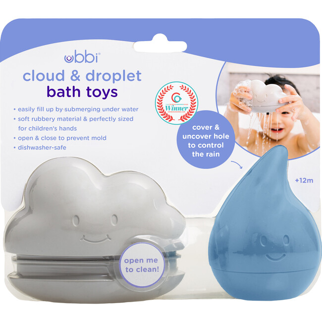 Ubbi Cloud & Droplet Bath Toys - Bath Toys - 4