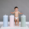Ubbi Steel Diaper Pail, Sage - Diaper Pails - 8