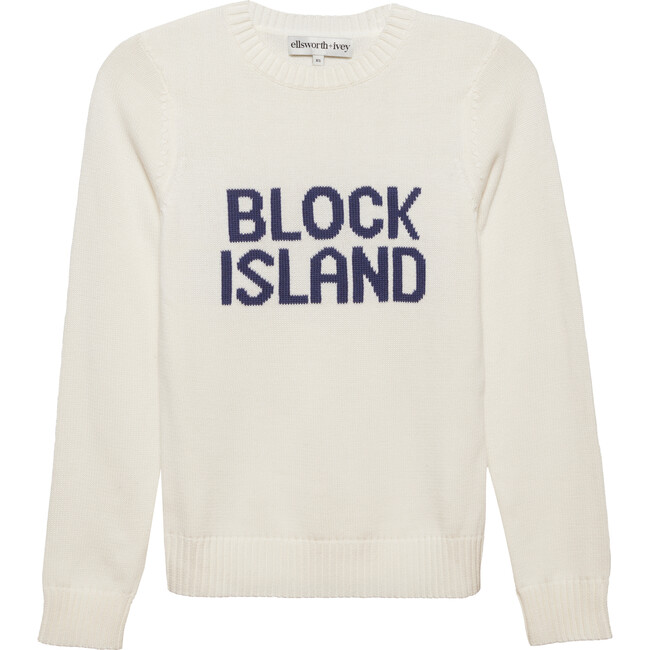 Women's Block Island Sweater, White