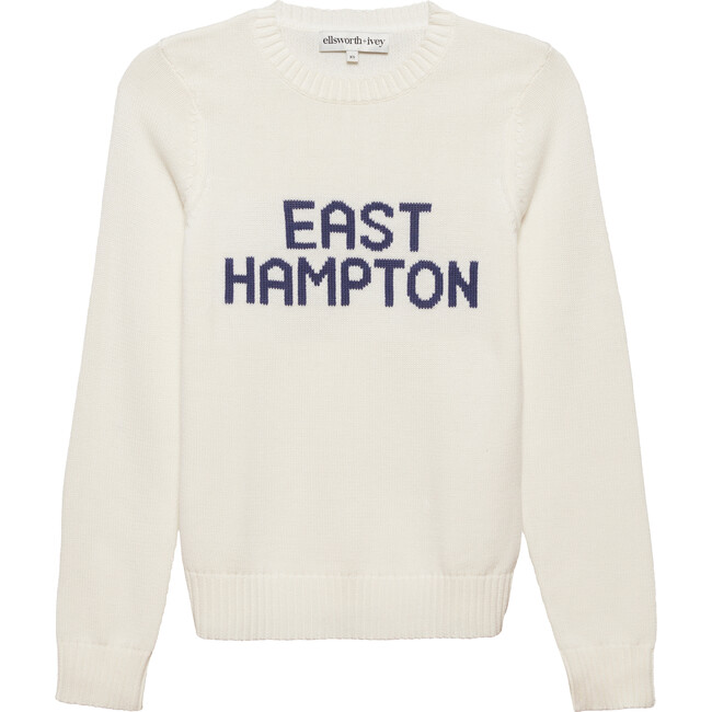 Women's East Hampton Sweater, White