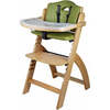 Beyond Junior Wooden High Chair, Natural Olive - Highchairs - 1 - thumbnail