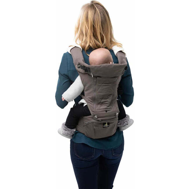 Huggs Hip Seat Baby Carrier, Grey - Carriers - 2