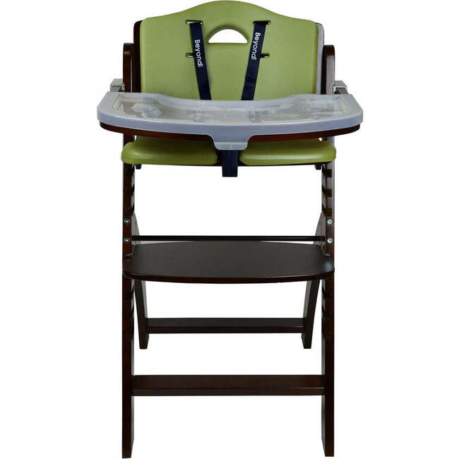 Beyond Junior Wooden High Chair, Mahogany Olive