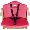 Beyond Junior Wooden High Chair, Natural Raspberry - Highchairs - 3