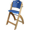Beyond Junior Wooden High Chair, Natural Blueberry - Highchairs - 5 - thumbnail