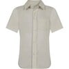 Avignon Short Sleeve Shirt, Oatmeal - Shirts - 1 - thumbnail