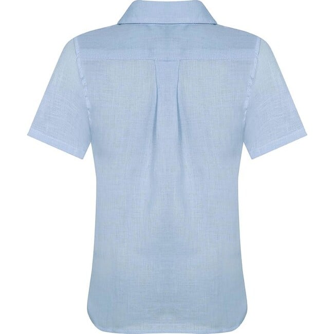 Avignon Short Sleeve Shirt, Blue - Shirts - 4