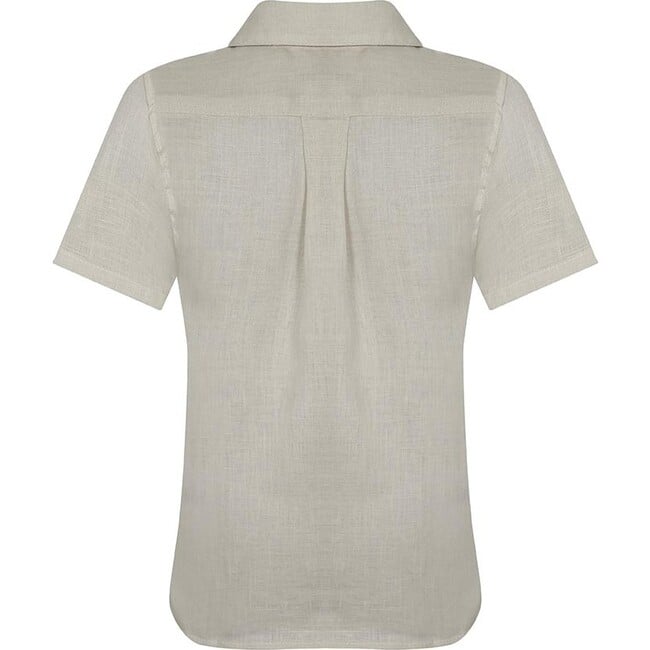 Avignon Short Sleeve Shirt, Oatmeal - Shirts - 5