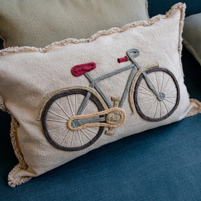 Floor Cushion, Bike - Decorative Pillows - 2