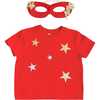 All Star Super Hero Tee + Mask Set, Red - Costumes - 1 - thumbnail