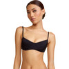 Women's Butterfly Wings Bikini Top, Black - Two Pieces - 1 - thumbnail