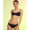 Women's Butterfly Wings Bikini Top, Black - Two Pieces - 3