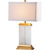 Delilah Alabaster Table Lamp, White - Lighting - 2