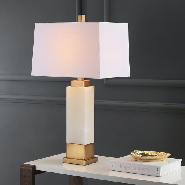 Rozella Table Lamp, Alabaster - Lighting - 4