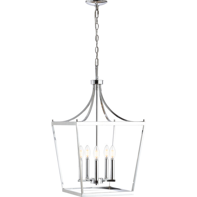 Kenris 5-Light Pendant, Chrome - Lighting - 2