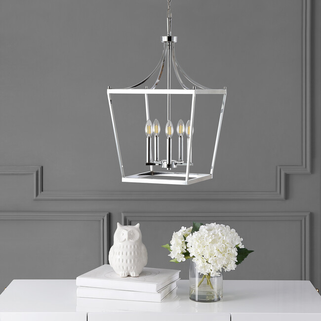 Kenris 5-Light Pendant, Chrome - Lighting - 3