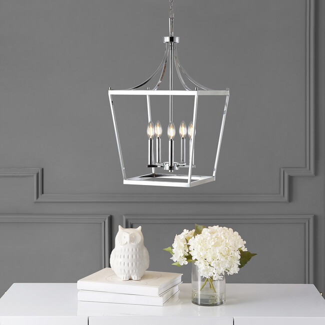 Kenris 5-Light Pendant, Chrome - Lighting - 4