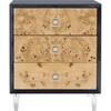 Paolo Burlwood End Table, Natural - Nightstands - 1 - thumbnail