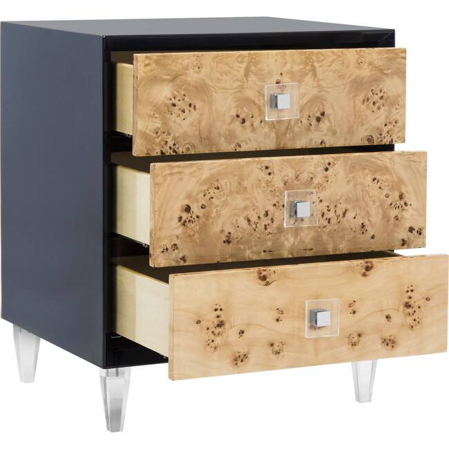 Paolo Burlwood End Table, Natural - Nightstands - 2