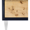 Paolo Burlwood End Table, Natural - Nightstands - 6