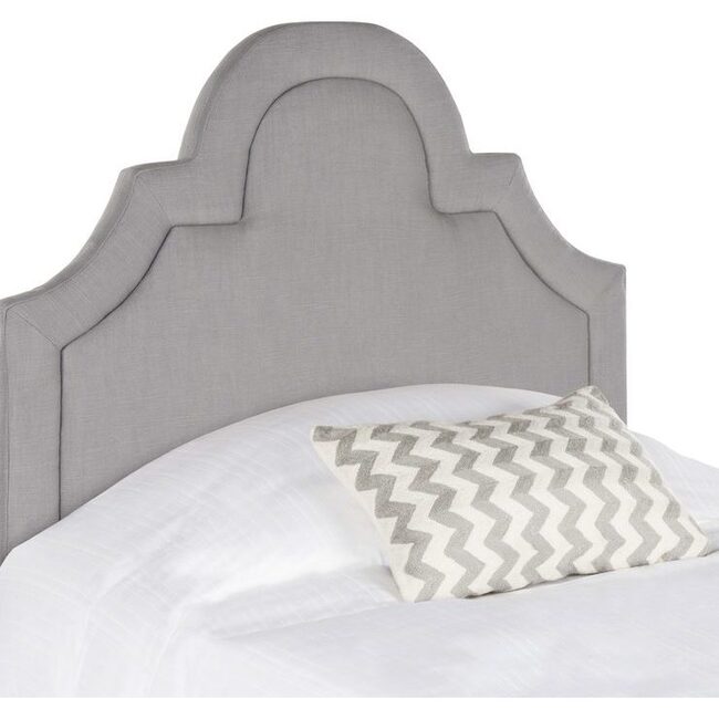 Kerstin Arched Headboard, Arctic Grey - Beds - 1