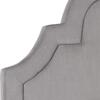 Kerstin Arched Headboard, Arctic Grey - Beds - 2