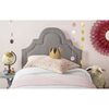 Kerstin Arched Headboard, Arctic Grey - Beds - 3