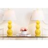 Set of 2 Jayne Three-Sphere Glass Lamps, Yellow - Lighting - 3