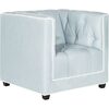 Tufted Mini Club Chair, Blue - Accent Seating - 3