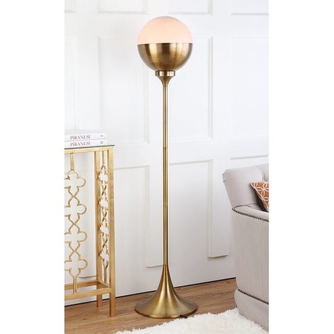 Renato Floor Lamp, Gold - Lighting - 4