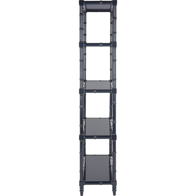 Ebo Coastal 4-Tier Etagere, Navy - Bookcases - 3