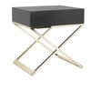 Zarina Cross Leg End Table, Black - Accent Tables - 4