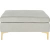 Giovanna Square Bench, Grey - Accent Seating - 1 - thumbnail