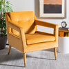 Mara Tufted Accent Chair, Marigold - Nursery Chairs - 2