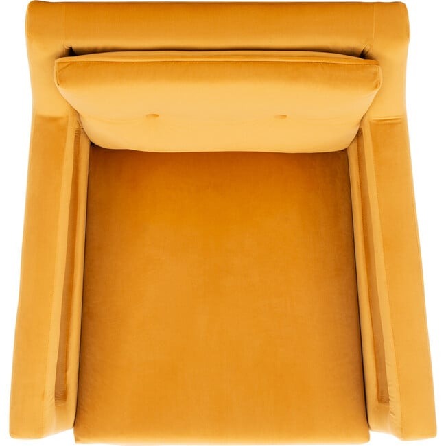 Mara Tufted Accent Chair, Marigold - Nursery Chairs - 8