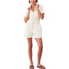 Women's Metro Romper, White - Rompers - 1 - thumbnail
